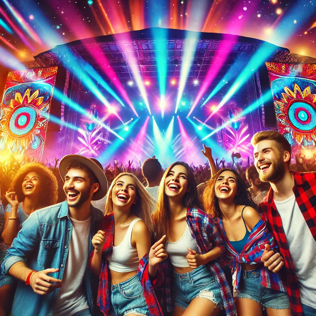 Público animado no Rock in Rio