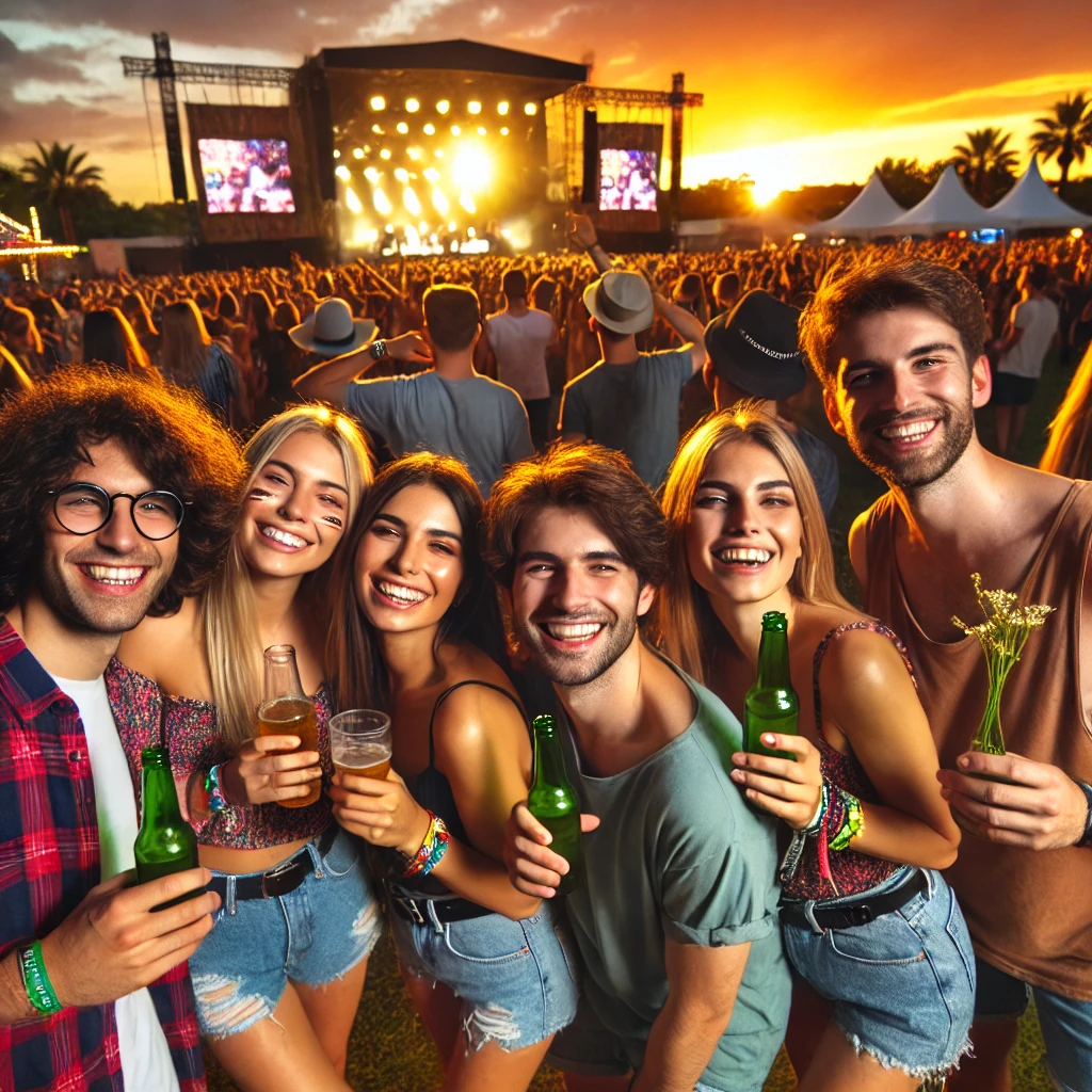 Show de luzes no Voodoo Music & Arts Festival