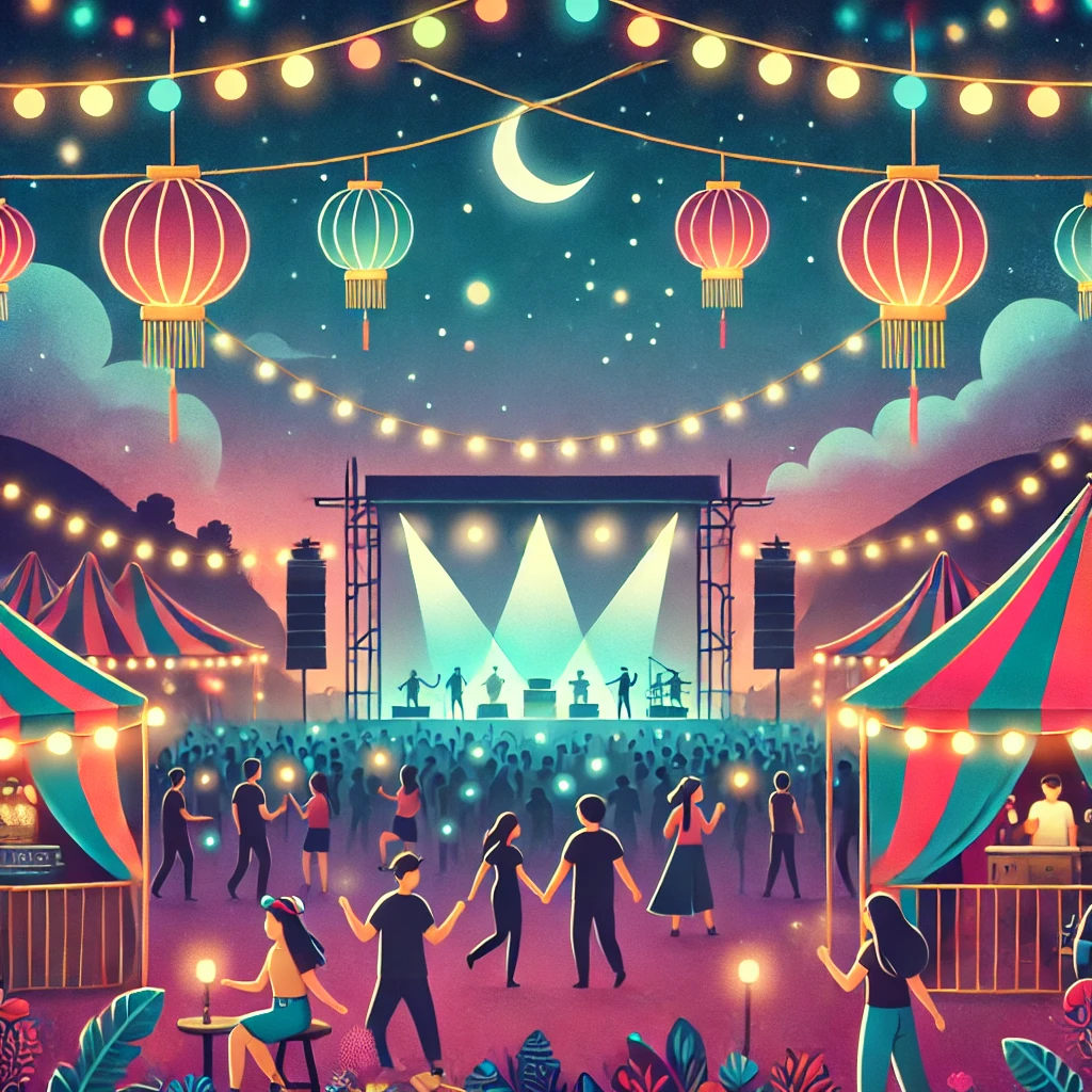 Banda se apresentando no Coachella Music Festival